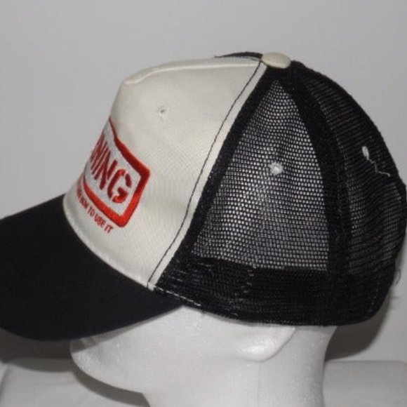 Steve and Barry Headgear Snapback Adjustable "Warning" Cap #0032 - Picture 3 of 7